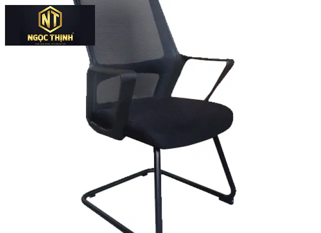 Ghế họp khung tựa nhựa bọc vải lưới, đệm mút bọc vải lưới GL418